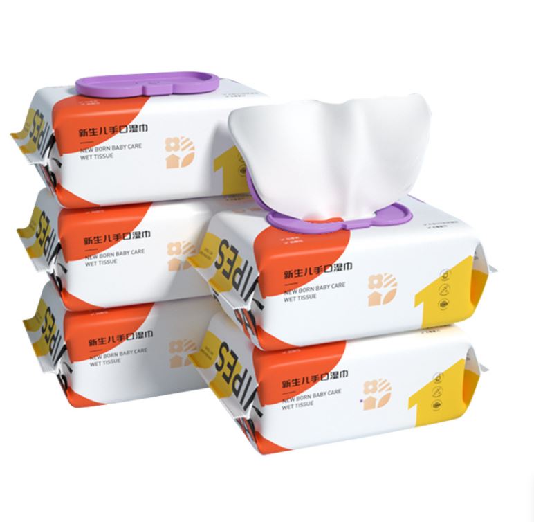 Baby Wipes(Retail) 80pieces X 5packs,400 Total Wipes ,Portable Disposable Skin Hand Mouth Care Tools