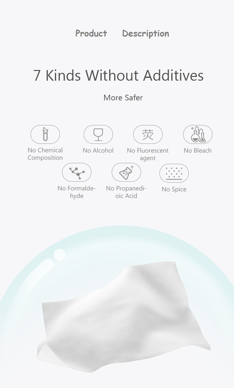 D&Y Baby Wipes(wholesale) 80pieces X 5packs,400 Total Wipes ,Portable Disposable Skin Hand Mouth Care Tools
