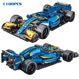 Building Blocks Super Speed Racing Vehicle Model Toys