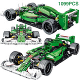 Building Blocks Super Speed Racing Vehicle Model Toys