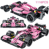 Building Blocks Super Speed Racing Vehicle Model Toys