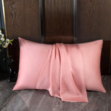 Natural 100 Mulberry Silk Pillowcase Hidden Zipper Real Silk 19   Limited Sales Solid Color Bedding Gifts Free Shipping