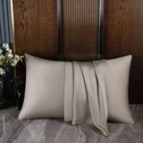 Natural 100 Mulberry Silk Pillowcase Hidden Zipper Real Silk 19   Limited Sales Solid Color Bedding Gifts Free Shipping